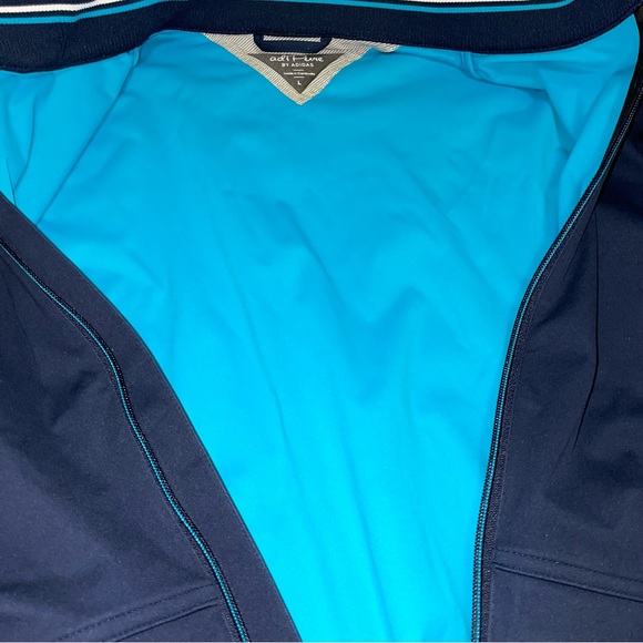 NWT Rare ADIDAS AdiPure Wind Golf Performance Blue Jacket Large - Picture 8 of 10
